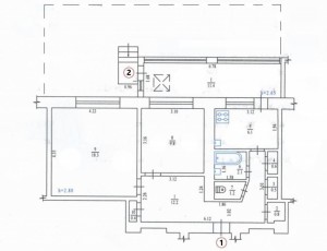 ул. Короленко (г. Полтава, Октябрьский район) - Продається квартира, 57000 $ - АФНУ