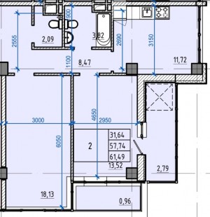 ул. Авиационная, 39 (г. Харьков, Дзержинский район) - Продається квартира в новобудові, 2644070 грн. - АФНУ